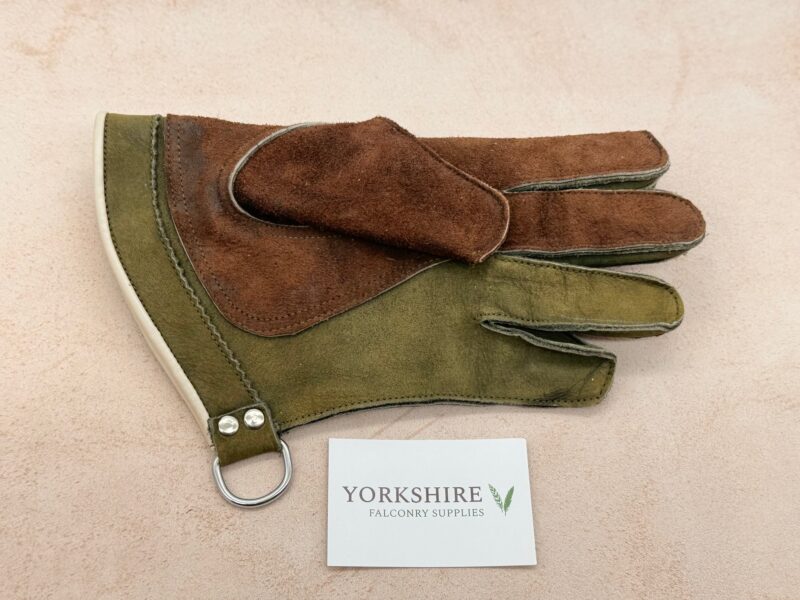 Short Glove Green and Brown